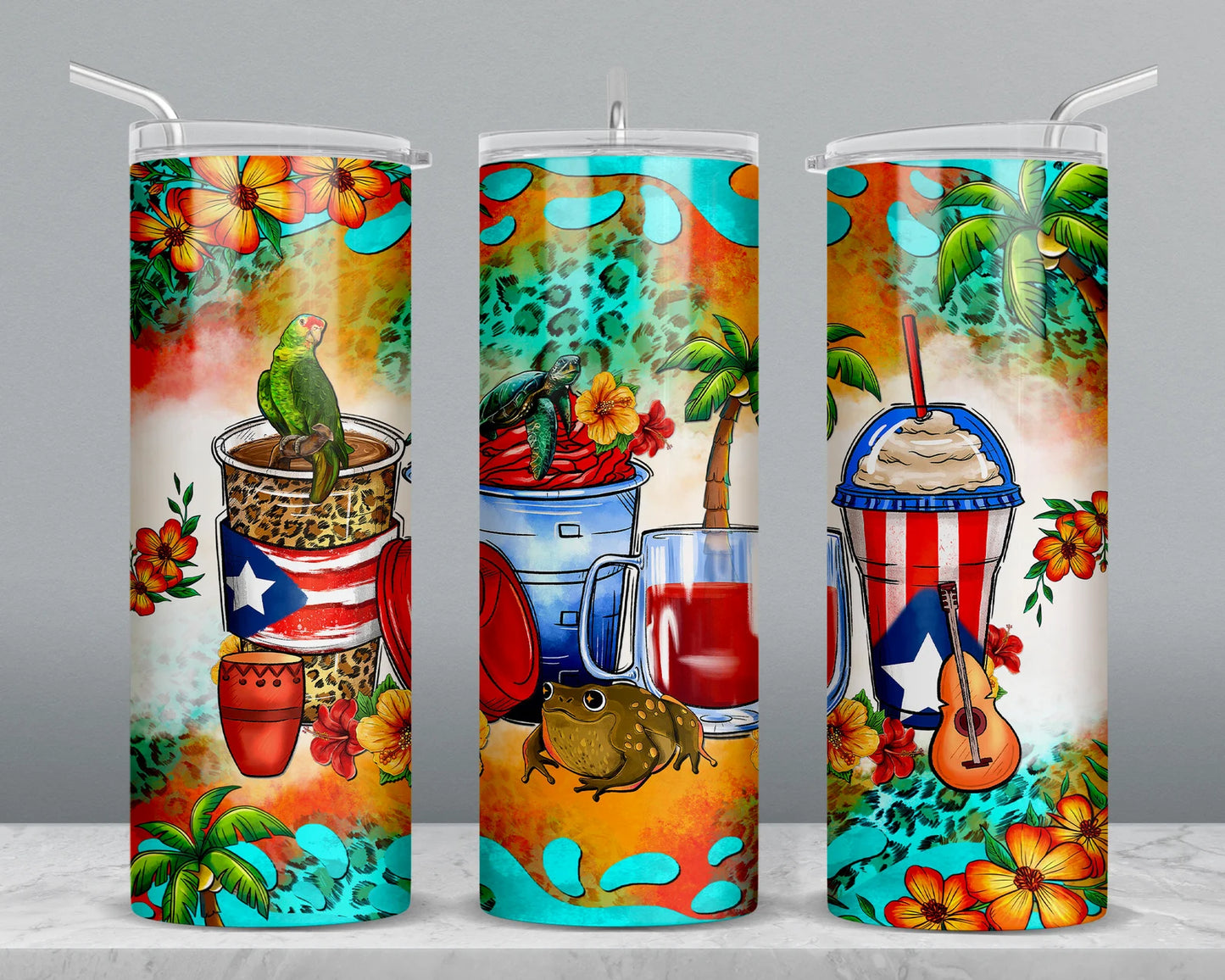 Puerto Rico Coffee Cup Tumbler