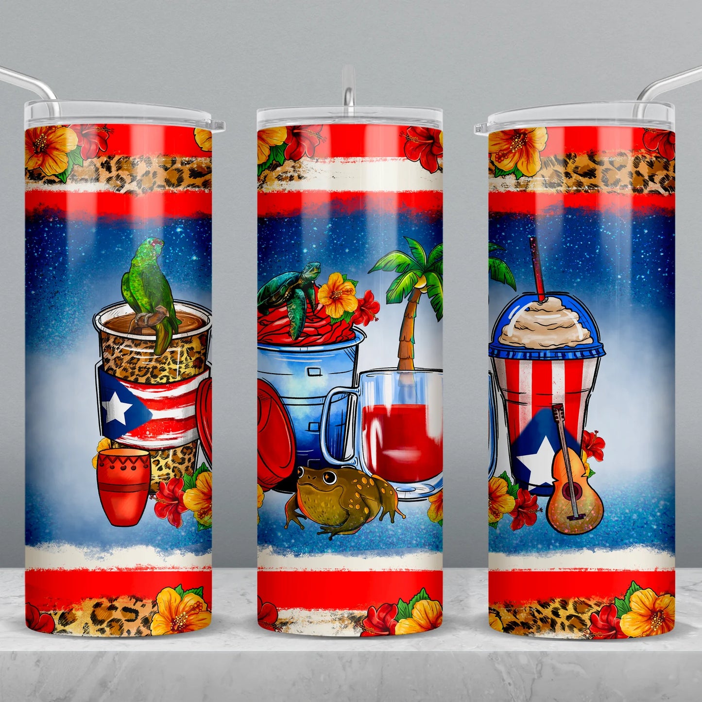 Puerto Rico Coffee Cup Tumbler