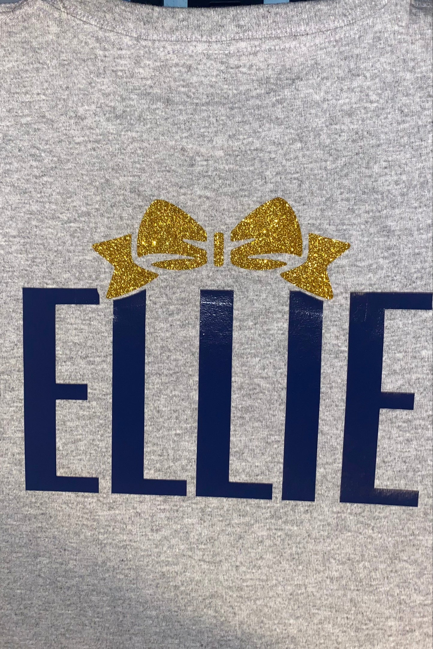 Personalized Glitter Cheer Shirt | Cheer Tshirts | Cheerleading Mom Shirts | Cheerleader Gift | Glitter Megaphone Shirt | Gildan Adult Youth Unisex Tee