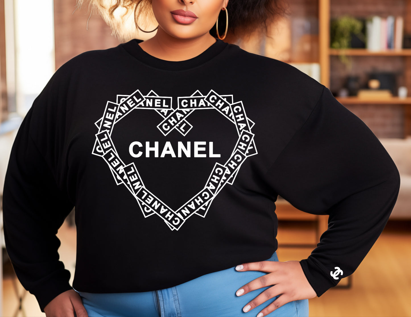 CHNL My Heart Sweatshirt (up to 5X) 2024 Valentine’s Day