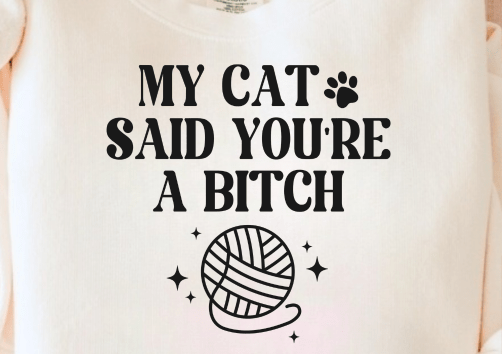 My Cat Said...Tee (up to 5X) 7.11.25