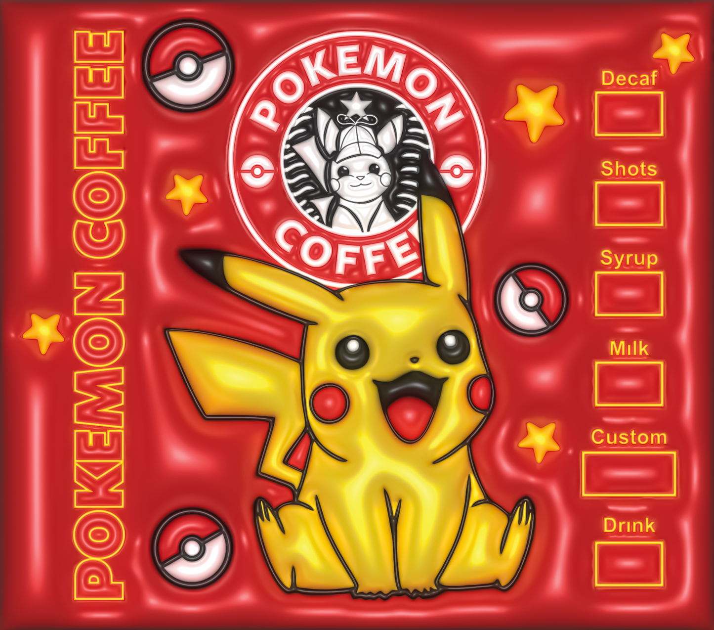 Pokemon Tumbler-Inflated Pokémon Title