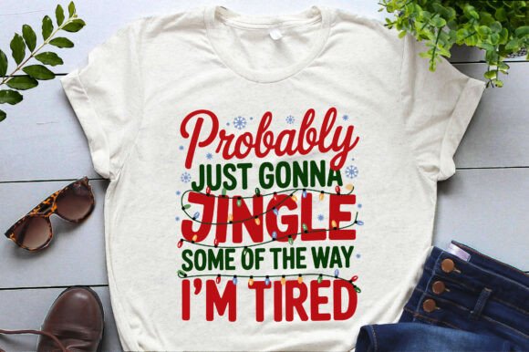 Christmas Jingle Some of the Way Adult Tee (up to 5X)