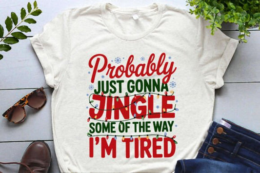 Christmas Jingle Some of the Way Adult Tee (up to 5X)