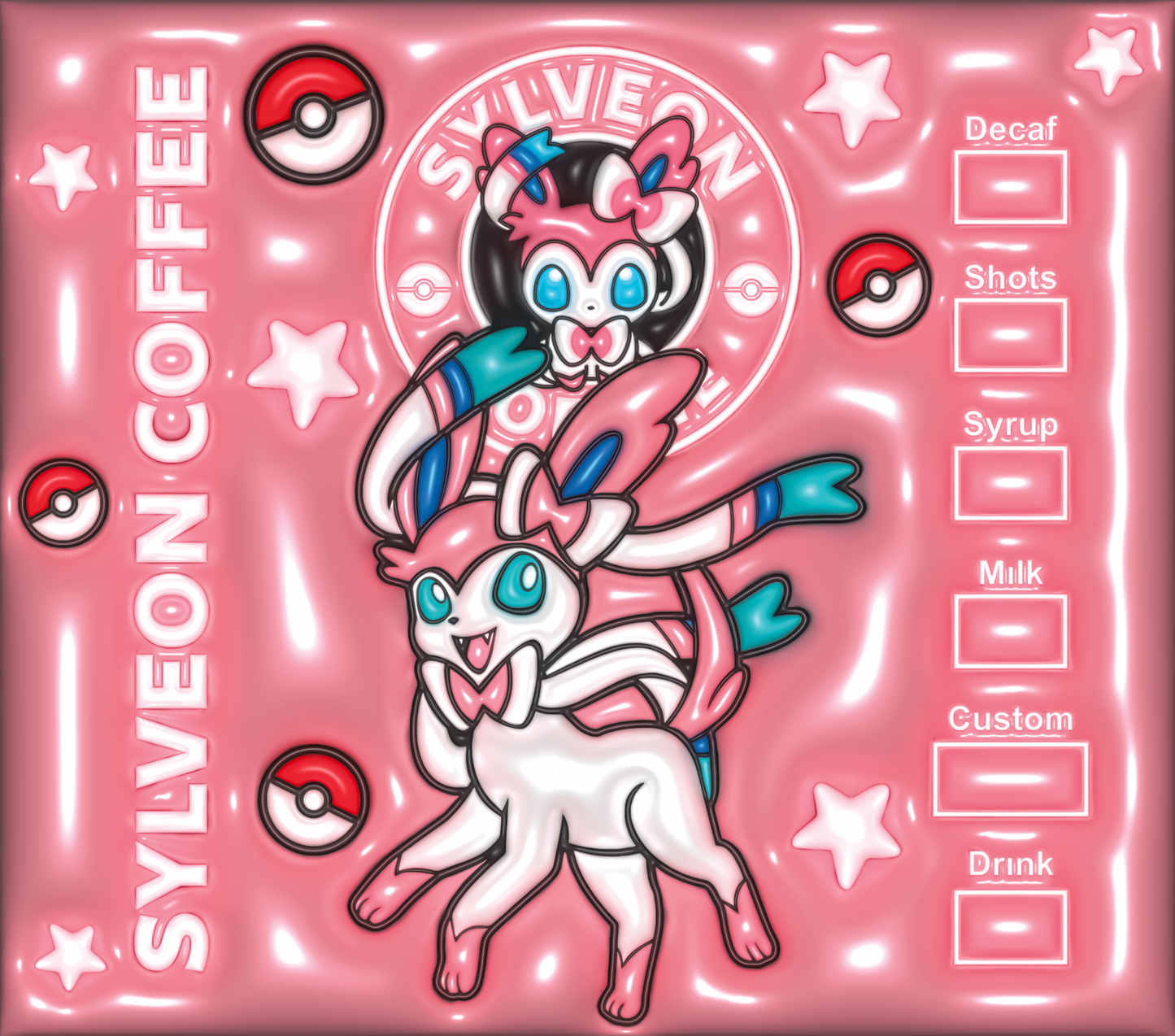 Pokemon Tumbler-Inflated Sylveon