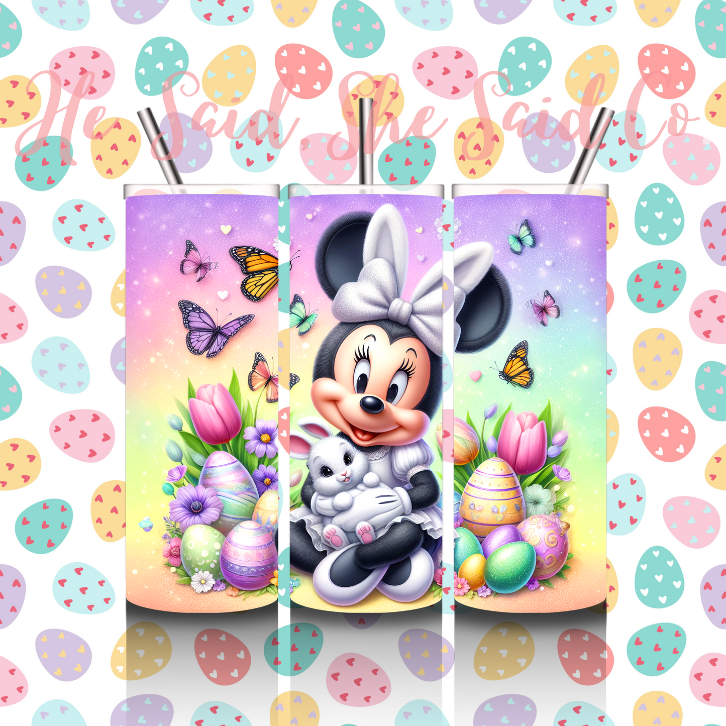 Bunny Minnie 1 Easter Tumbler