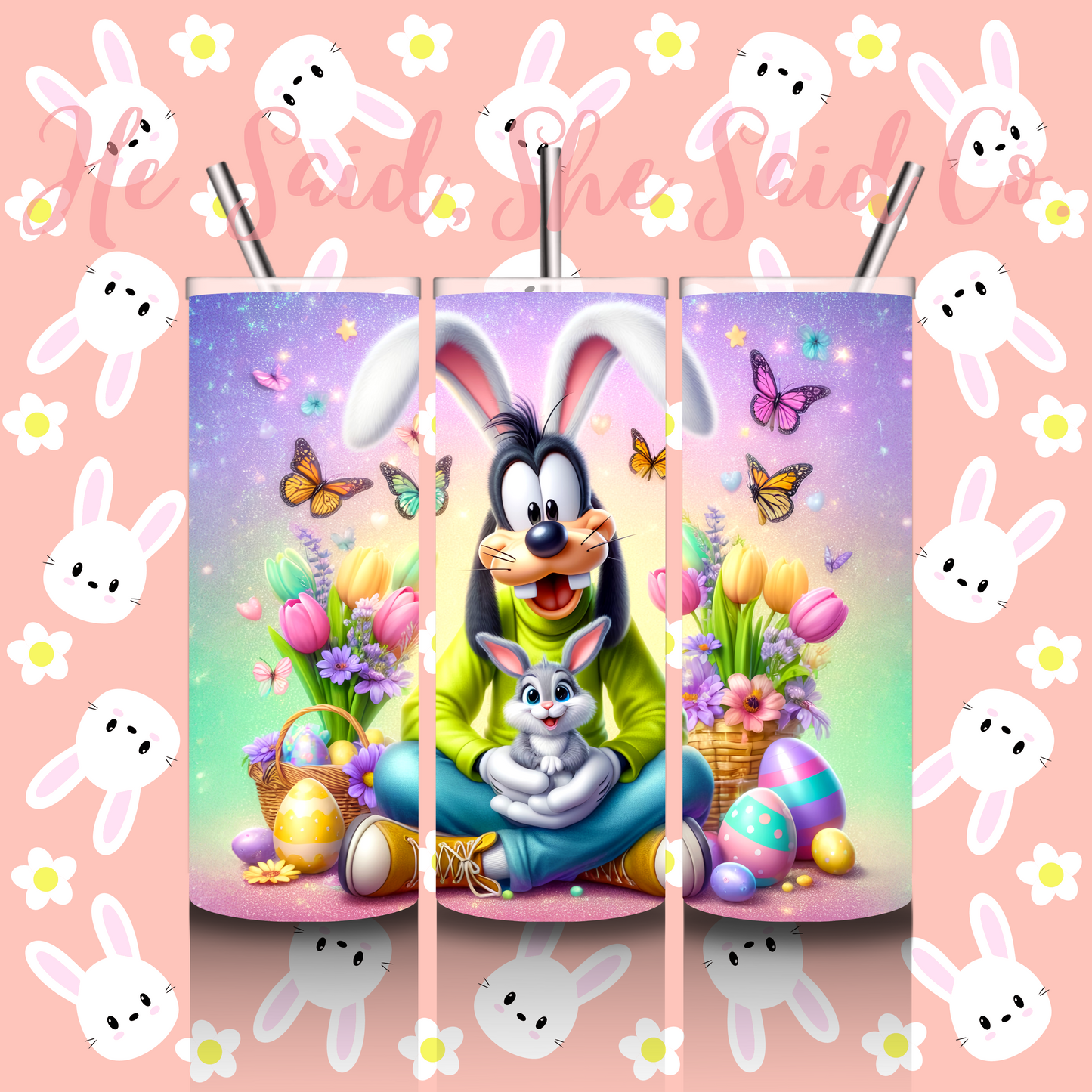 Bunny Goofy 2 Easter Tumbler