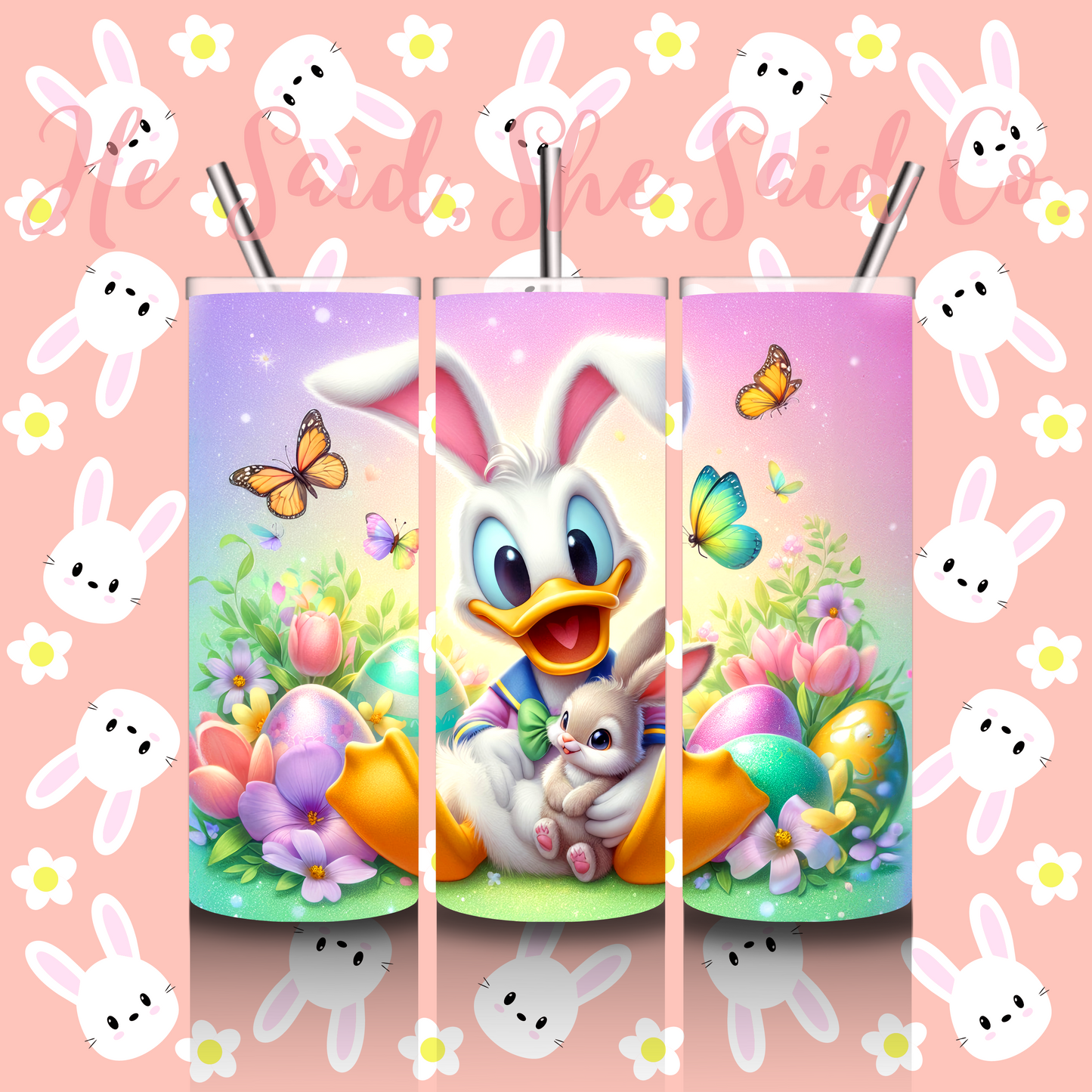 Bunny Daffy 2 Easter Tumbler