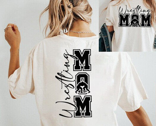 Wrestling Mom Tee (up to 5X) 5.6.25