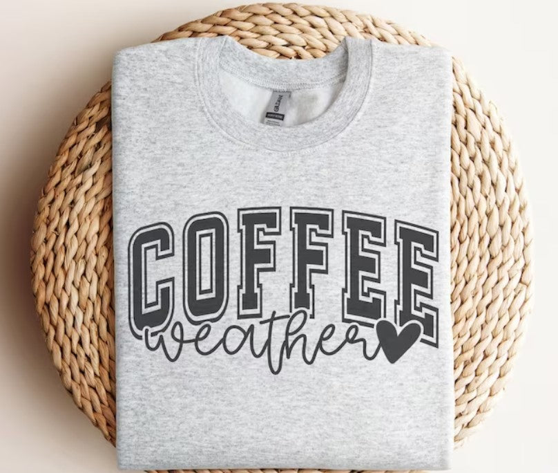 Coffee Weather Varsity Tee 2.9.24