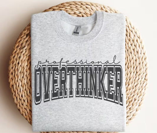 Professional Overthinker Varsity Tee 2.9.24