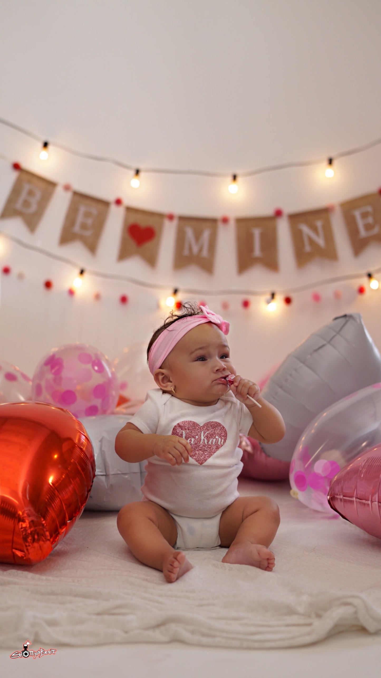 Baby/Kid’s Valentine Name Heart Tee