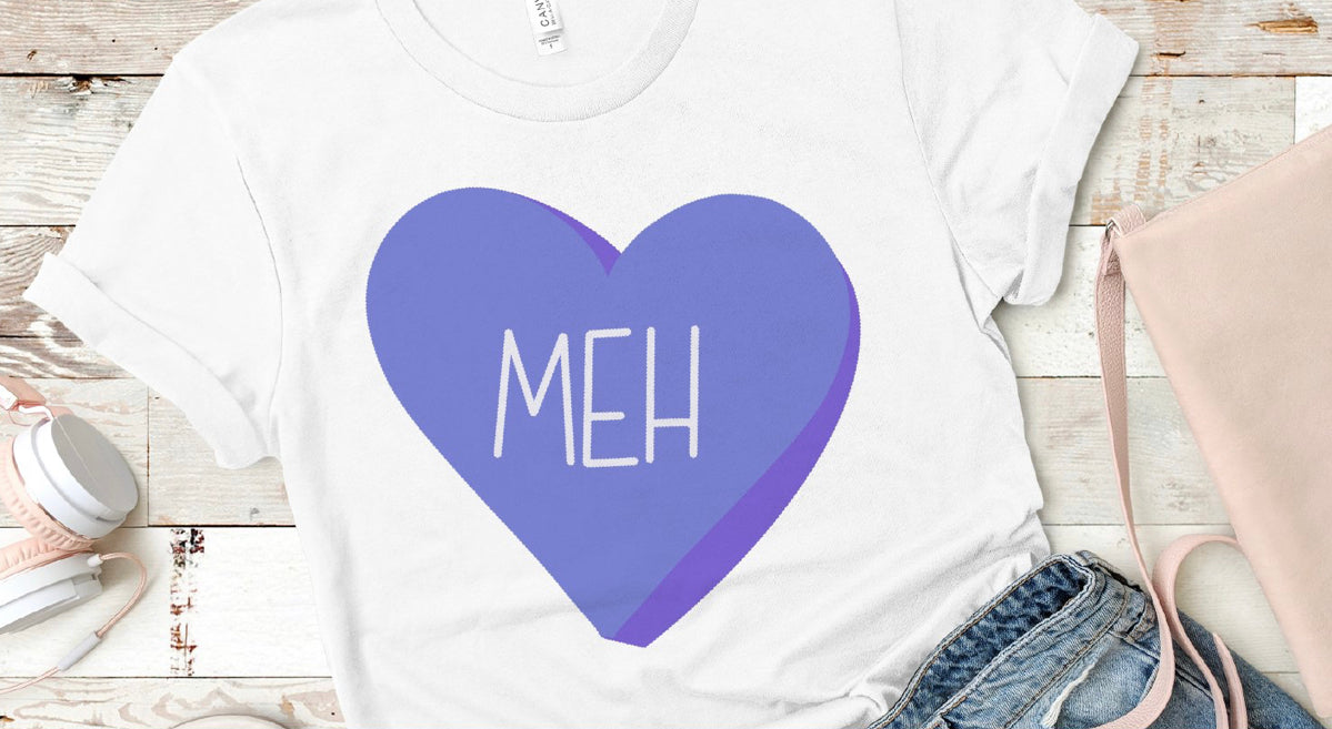 Kid’s Valentine Meh! Candy Heart Tee