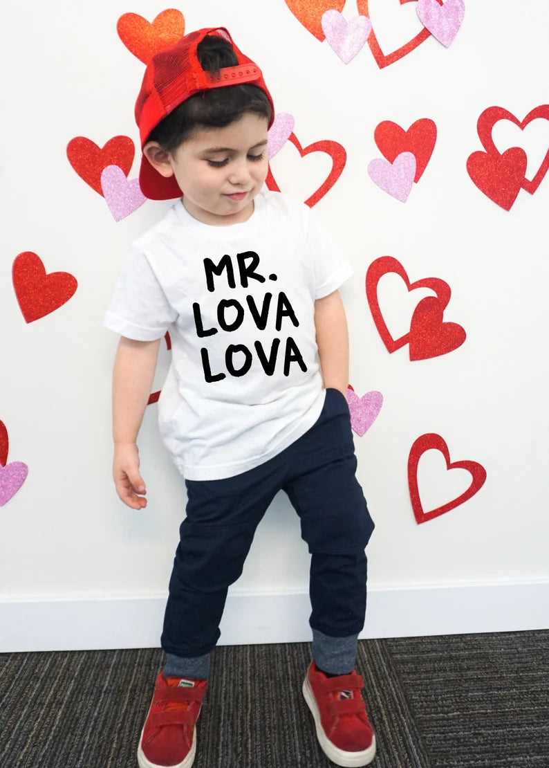 Kid’s Valentine Mr. Lova Lova Tee