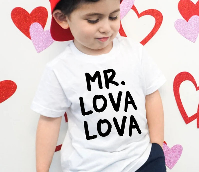 Kid’s Valentine Mr. Lova Lova Tee