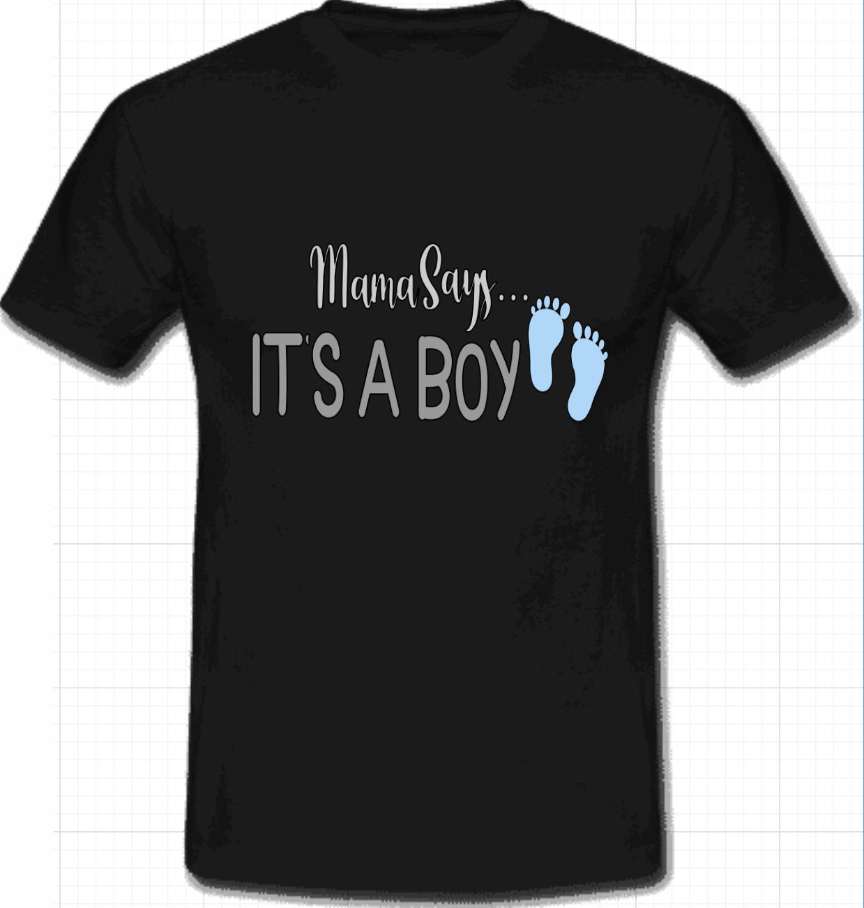 Gender Reveal Mama Daddy Says TShirt Baby Shower