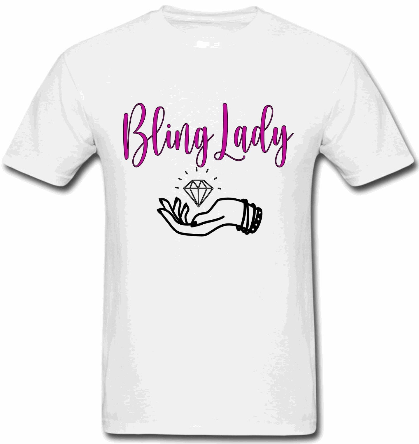 Personalized Consultant Tee Bling Lady Shirt Jewelry Accessories