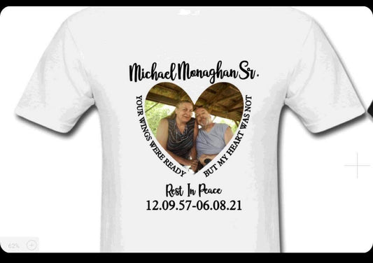 Memorial Tees Celebration of Life Adult