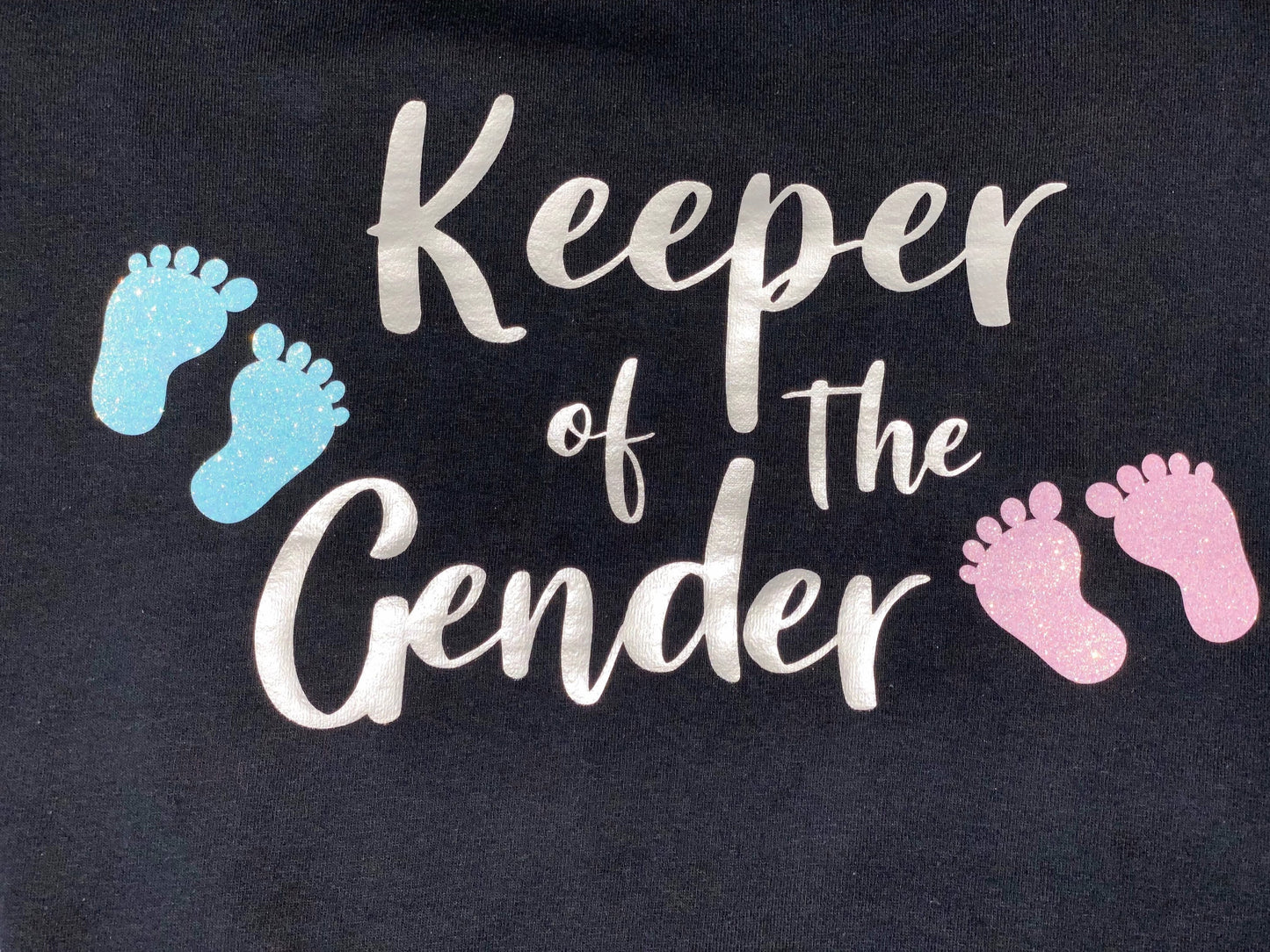 Gender Reveal Keeper of the Gender TShirt Baby Shower