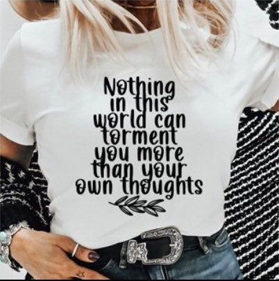 Mental Health Motivation Quote Tee Tshirt Extended Sizes Available